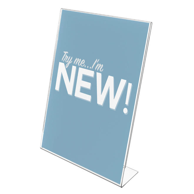 Deflecto n 330 66701 Sign Holders Display Deflecto Classic Image Slanted Sign Holder