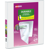 Avery 099 34075 Binders Avery Durable View Binder Slant D rings White