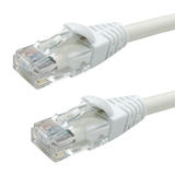 Cab CAT6P AllWH Cat6 6a Network Ethernet Cable RJ45 Cat6 Plenum UTP Solid Patch Cable CMP FT6 White