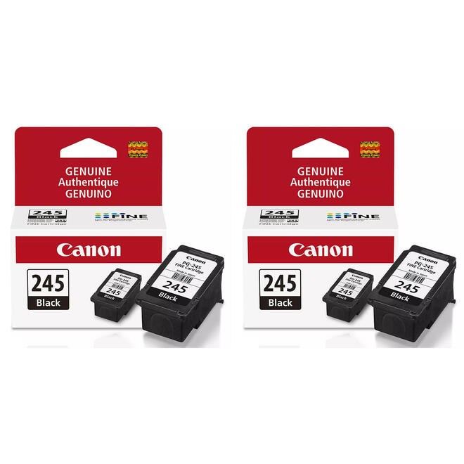 Canon Canon PG 245 OEM TwinPack PIXMA MG2420 Canon PG245 8279B001 Original Black Ink Cartridge Twin Pack