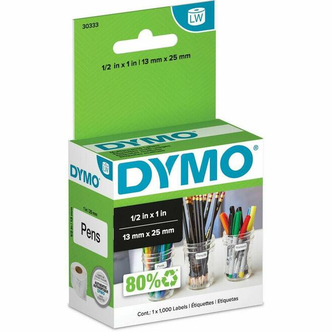 Dymo Label Printer 30333 OEM Label Maker Tapes DYMO 30333 Original LabelWriter Extra Small Multi Purpose 2 Up Label 1 2 x 1 1