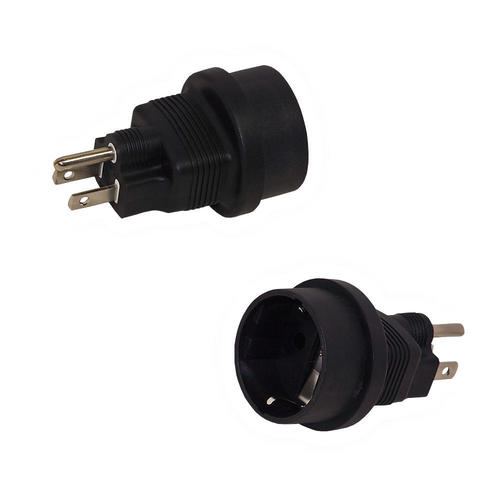Cab PW AD052 Power Cables Cords SCHUKO CEE 7 7 Euro Female to 5 15P Power Adapter