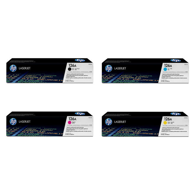 HP HP 126A Combo OEM LaserJet Pro CP1025nw HP 126A CE310A CE311A CE312A CE313A Toner Cartridge Original Combo BK C M Y