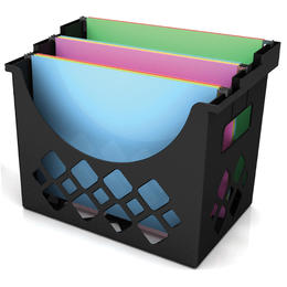 Deflecto® Sustainable Office™ Desktop Hanging File Holder, 13-1/4"H x 9-5/8"H x 8 1/2"D (238519)