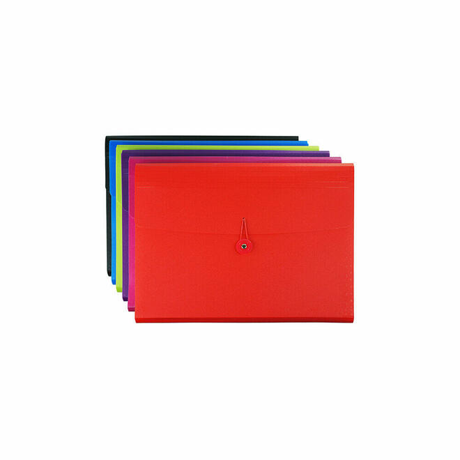Small Expandy File Winnable® Expanding File with 13 Pockets, Letter Size, Assorted Colors