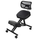 Moustache MOFC HB8029 Ergonomics Chair Ergonomic Adjustable Kneeling Office Chair Black Moustache