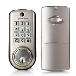 Small da49c cab pc d319sn smart locks door bells electronic deadbolt locks with keypad for password and key access