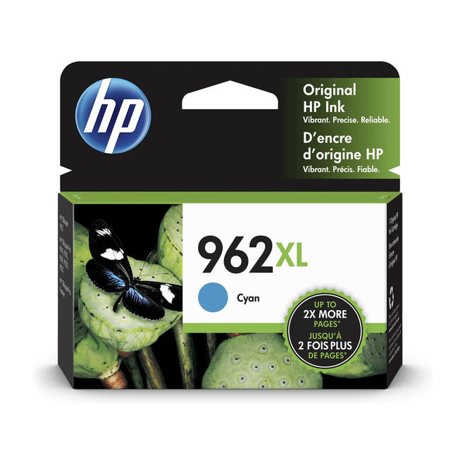 HP HP 962XL 3JA00AN OEM OfficeJet Pro 9010 HP 962XL 3JA00AN 140 Original Cyan Ink Cartridge High Yield