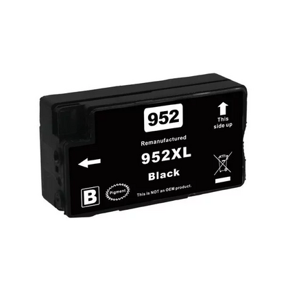 Remanufactured HP 952 XL Black Ink Cartridge High Yield F6U19AN