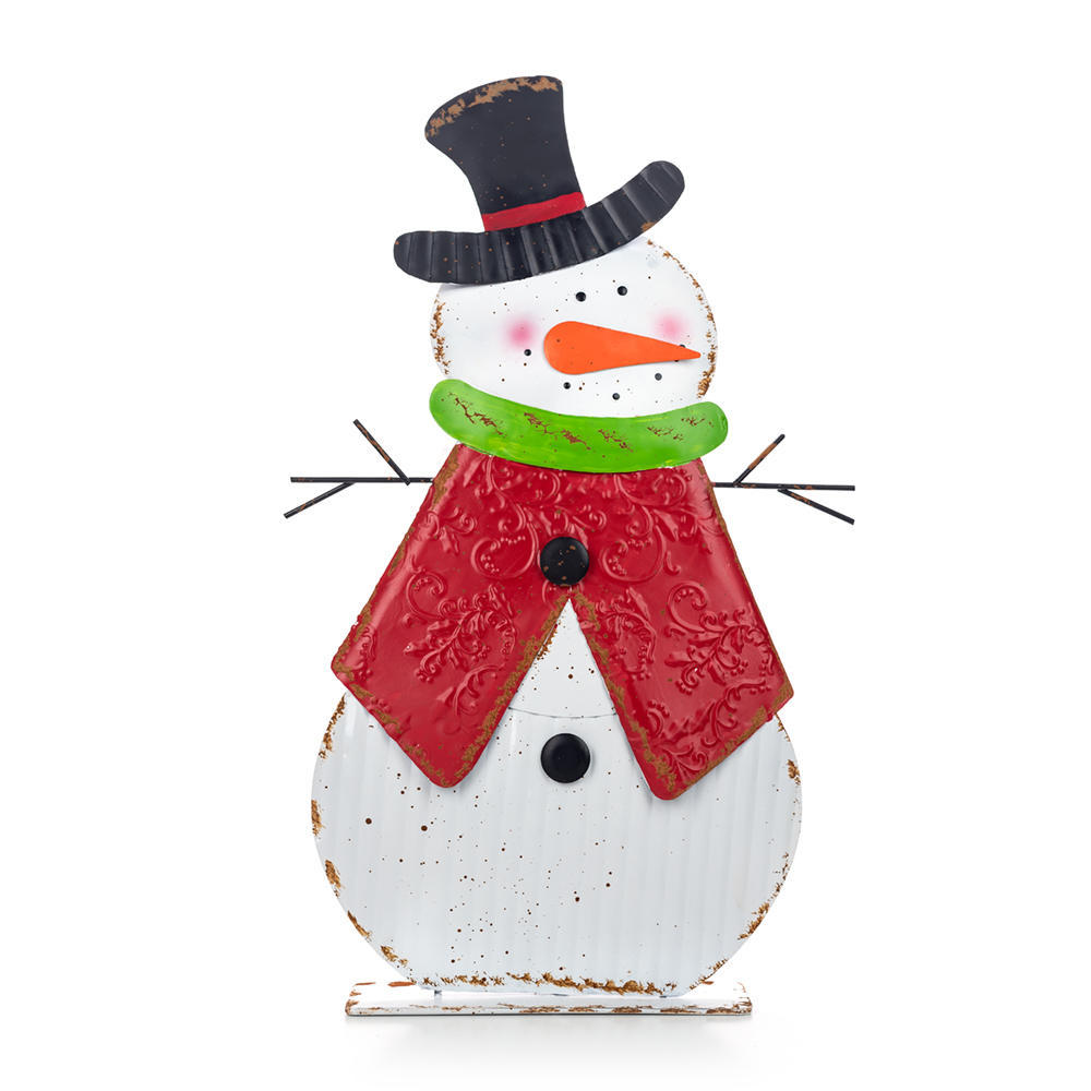 CMTOP No/ël Decoration Table Xmas Ornament Elk Santa Bonhomme de Neige Table de d/écoration de no/ël en Bois chemin/ée Chambre Christmas Decoration