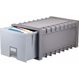 Storex 61106U01C Filing Cabinets Storex Corrugated Storage Boxes 24 Archive Drawer for Letter Legal Size Hanging Files