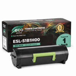 EcoBox 51B1H00 EcoBox 2 PACK MS417dn Lexmark 51B1H00 Remanufactured Black Toner Cartridge High Yield Economical Box 2 Pack