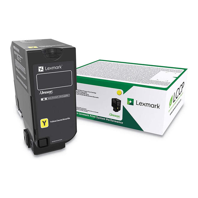 Lexmark 74C10Y0 OEM CS720de Lexmark 74C10Y0 Original Yellow Return Program Toner Cartridge