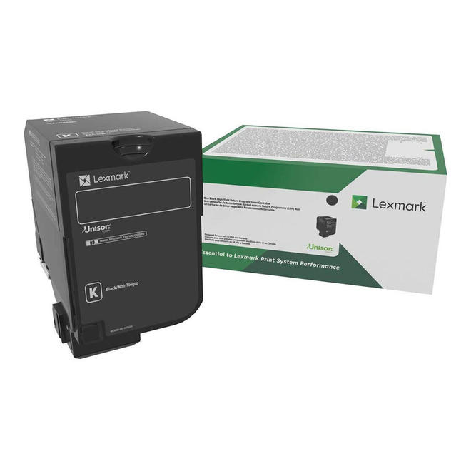 Lexmark 74C1SK0 OEM CS720de Lexmark 74C1SK0 Original Black Return Program Toner Cartridge