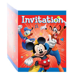 Other Brands LVU 25370 Disney Party Supplies Mickey Mouse 8 Photo Props