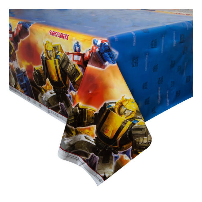 Other Brands LVU 59543 Movie Themed Party Supplies for Boys Transformers 1 Plastic Tablecover 54 x 84