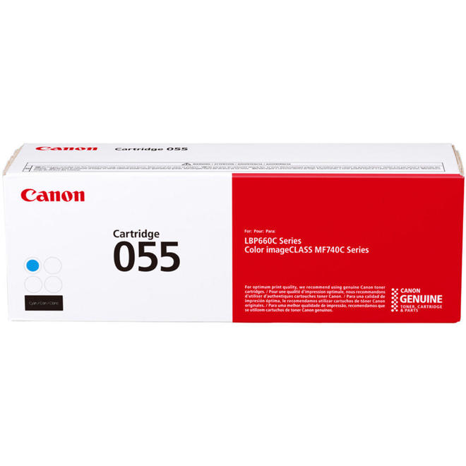 Canon Canon 055 3015C001 OEM Color ImageClass MF741Cdw Canon 055 3015C001 Original Cyan Toner Cartridge