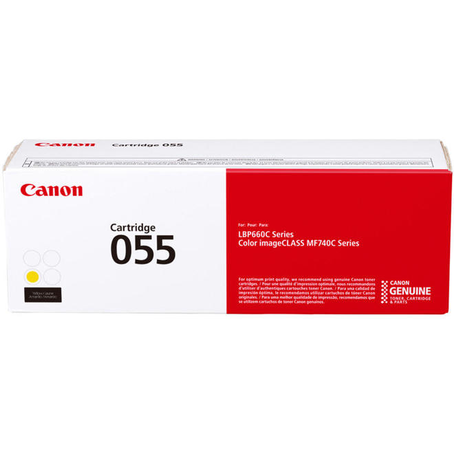 Canon Canon 055 3013C001 OEM Color ImageClass MF741Cdw Canon 055 3013C001 Original Yellow Toner Cartridge