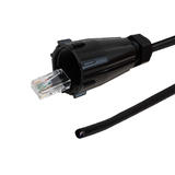 Other Brands Cab CAT6OIPT All IP Rated Cables Accessories RJ45 Male with IP68 Shroud to Blunt Cat6 UTP Gel Filled Outdoor UV 