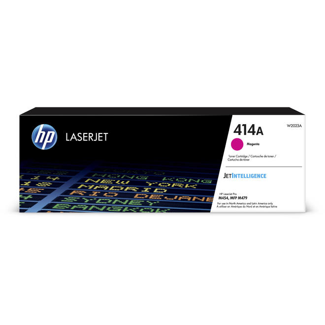 HP HP 414A W2023A M OEM Color LaserJet Pro M454dn HP 414A W2023A Original Magenta Toner Cartridge