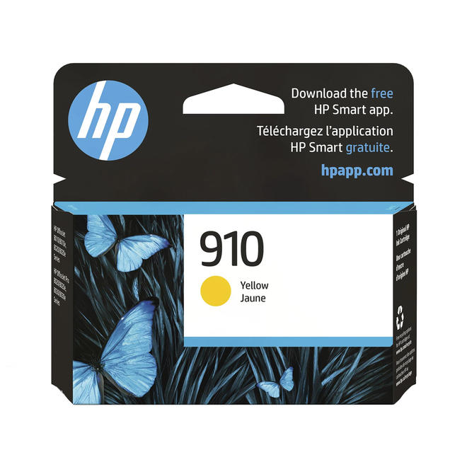 HP HP 910 Y OEM OfficeJet Pro 8028 HP 910 3YL60AN Original Yellow Ink Cartridge