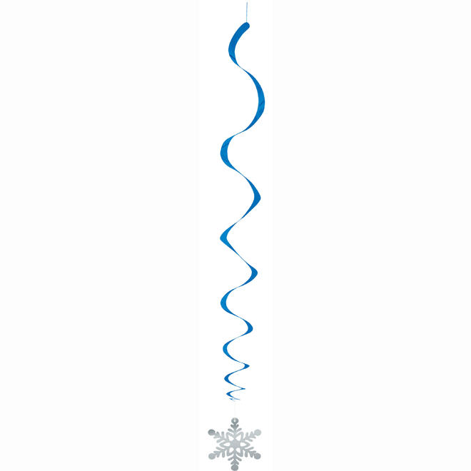 Other Brands LVU 91183 Snowflake Hanging Swirl Decorations 26 3ct