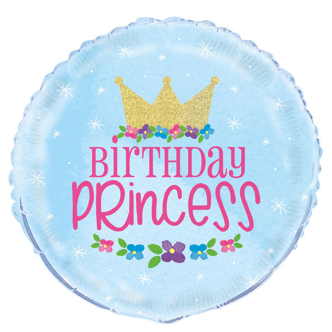 Other Brands LVU 58387 Magical Princess Round Foil Balloon 18 Packaged