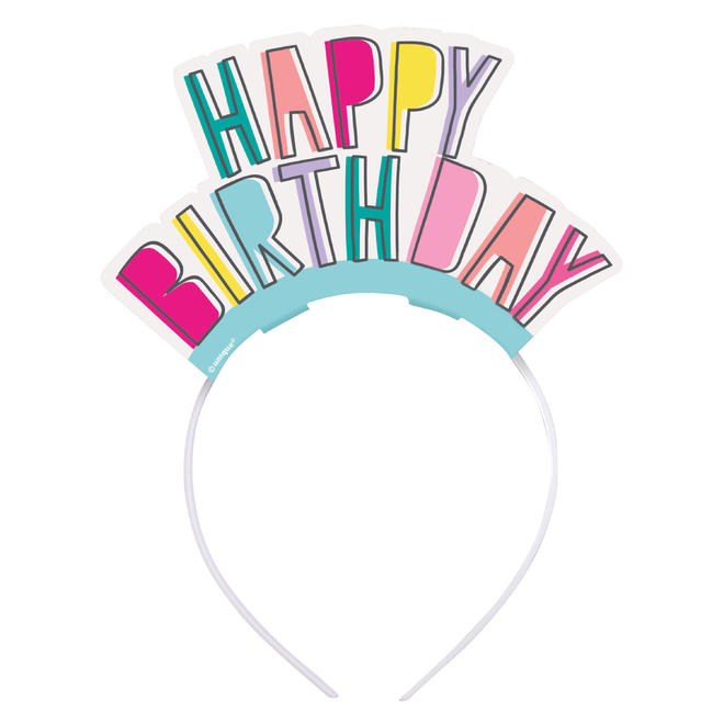 Other Brands LVU 73208 Favorite Things Birthday Headbands 4ct