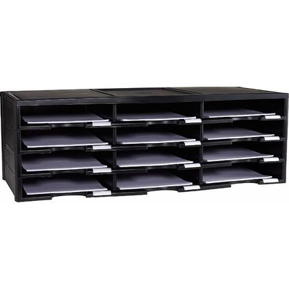 Storex® 12-Compartment Literature Organizer/Document Sorter