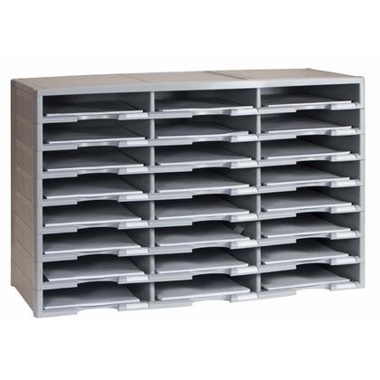 Storex® 24-Compartment Literature Organizer, Document Sorter