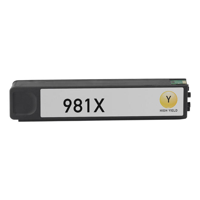 HP 981X Y PageWide Enterprise Color 556dn HP 981X L0R11A Compatible Yellow PageWide Ink Cartridge High Yield