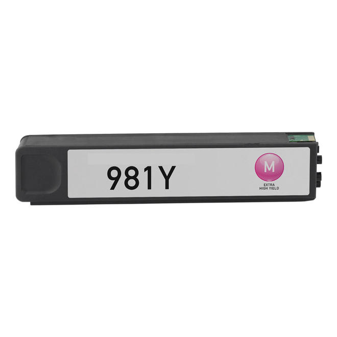 HP 981Y M PageWide Enterprise Color 556dn HP 981Y L0R14A Compatible Magenta PageWide Ink Cartridge Extra High Yield
