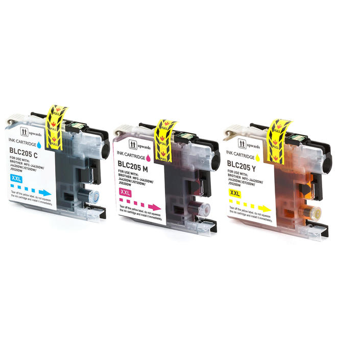 LC205 CMY MFC J4320DW Brother LC205 3PKS Compatible Color Ink Cartridge Combo Extra High Yield C M Y
