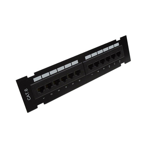 Other Brands Cab PP 12C6 SM RJ45 Patch Panel 12 Port CAT6 Patch Panel Self Mount Patch Panel 110 Punch Down