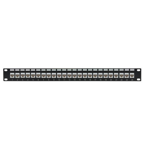 Other Brands Cab PP 24C6AW PT RJ45 Patch Panel 24 Port Cat6a Patch Panel 19 Rackmount 1U Pass Through