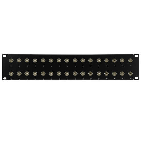 Other Brands Cab PP BNC 32 A V Patch Panel 32 Port 75 Ohm BNC Patch Panel 19 Inch Rackmount 2U