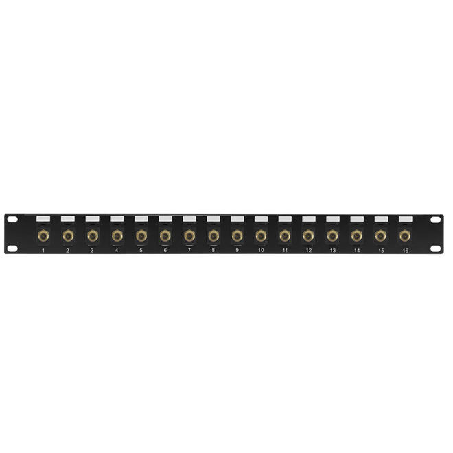 Other Brands Cab PP TVF 16 A V Patch Panel 16 port F Type Patch Panel 19 inch Rackmount 1U