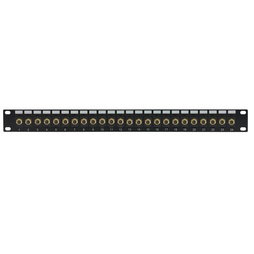 Other Brands Cab PP TVF 24 A V Patch Panel 24 port F Type Patch Panel 19 inch Rackmount 1U
