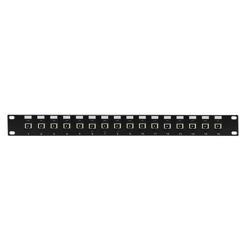 Other Brands Cab PP FO504 16 Fiber Optic Patch Panel 16 Port SC SC Multimode 62 5u Simplex Patch Panel 19 Rackmount 1U