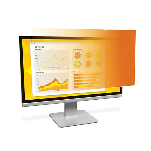 3M 995 GF220W1B Computer Screen Protectors Privacy Filters 3M Gold Privacy Filter for Monitors