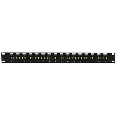 Other Brands Cab PP FO108 16 Fiber Optic Patch Panel 16 Port LC LC Multimode 62 5u Duplex Patch Panel 19 Rackmount 1U