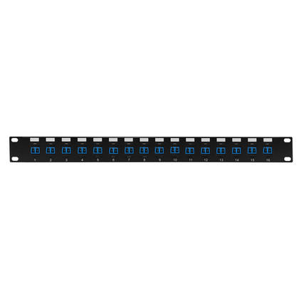 16 Port LC/LC Singlemode 9u Duplex Patch Panel - 19