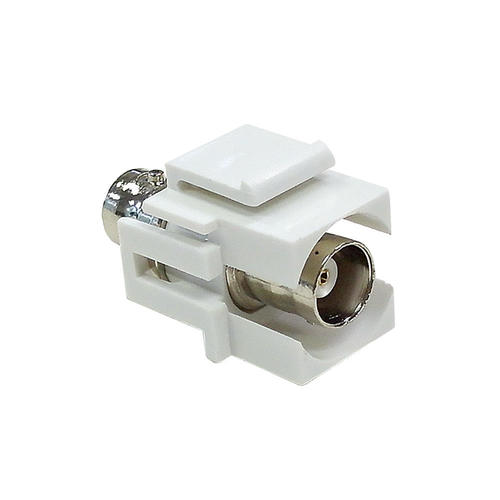 Other Brands Cab WP IN BNC Audio Video keystone Jacks BNC Female Female Keystone Wall Plate Insert Gold Plated