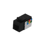 Other Brands Cab JK C3P All RJ 11 RJ 12 Keystone Inserts RJ12 Cat3 Slim Profile Jack 110 Punch Down White