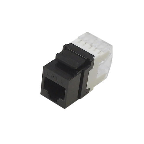 Other Brands Cab JK C6PB All RJ45 Keystone Inserts RJ45 Cat6 Slim Profile 180 Degree Keystone Jack 110 Punch Down