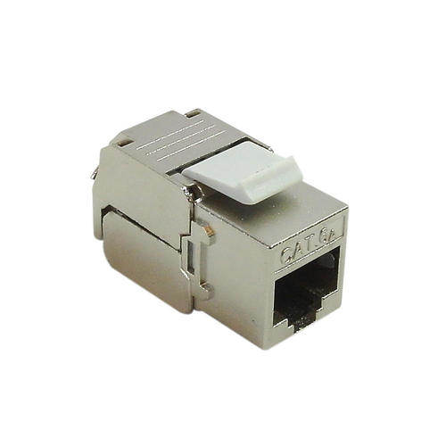 Other Brands Cab JK C6A SS RJ45 Keystone Inserts RJ45 Cat6a Slim Profile Keystone Jack 110 Punch down Tool Less Shielded Stai