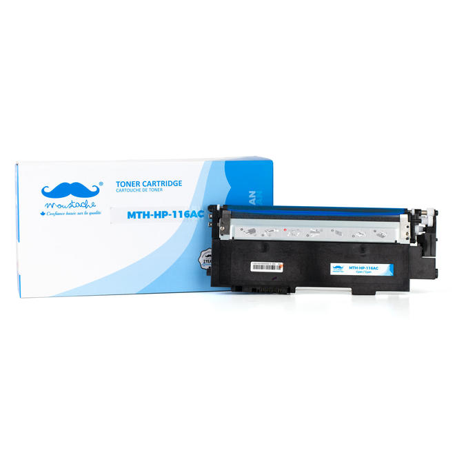 Moustache HP 116A W2061A C Color Laser MFP 178nw Compatible HP 116A W2061A Cyan Toner Cartridge Moustache