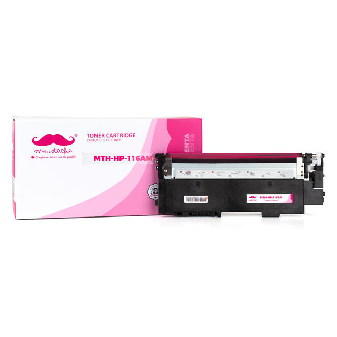 Moustache HP 116A W2063A M Color Laser MFP 178nw Compatible HP 116A W2063A Magenta Toner Cartridge Moustache