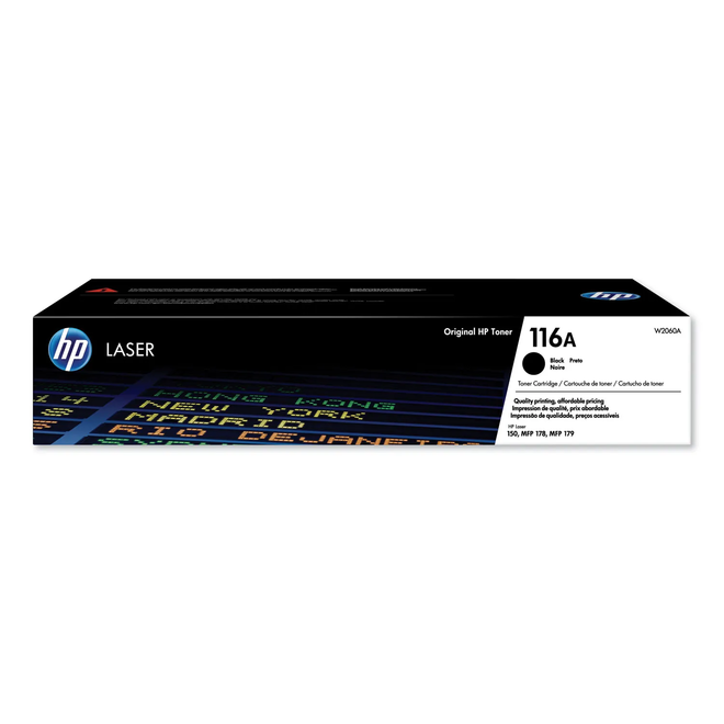 HP HP 116A W2060A OEM Color Laser MFP 178nw HP 116A W2060A Original Black Laser Toner Cartridge
