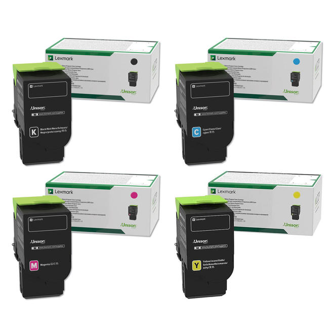 Lexmark Lexmark C231H Combo OEM MC2640adwe Lexmark C231H C231HK0 C231HC0 C231HM0 C231HY0 Original Return Program Toner Cartri